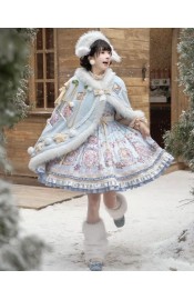 Yingluofu Ode To The Snowscape Cape OP and Set(Pre-Order/2 Colours/Full Payment Without Shipping Cost)